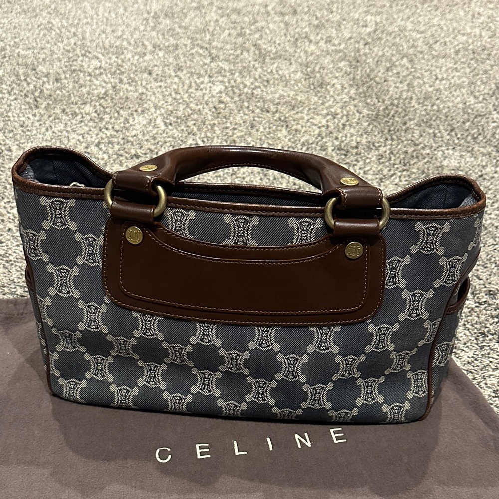 💙💙💙 GREAT DEAL Celine Denim Shoulder Bag